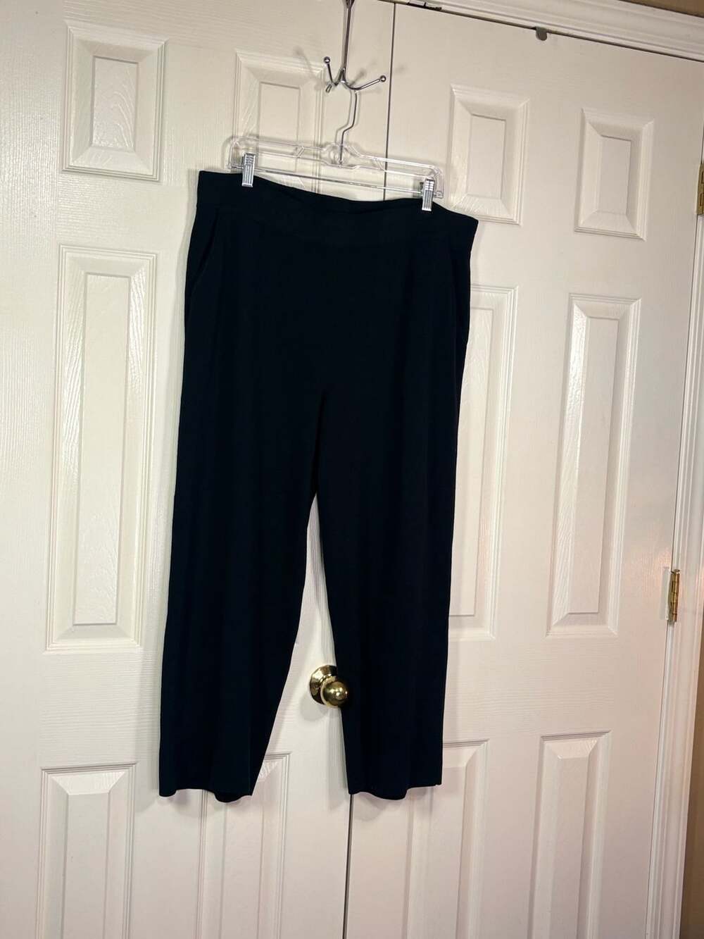 Chico's Zenergy Black High-Rise Wide-Leg Pull-On Pants Size 3 XL - Picture 6 of 8